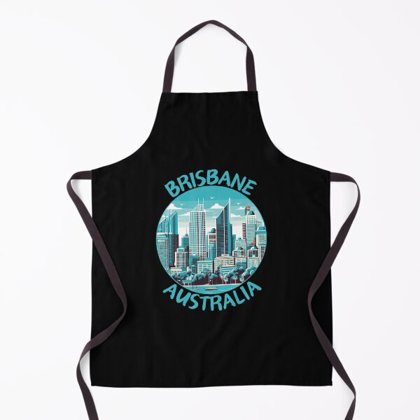 Item preview, Brisbane in Queensland Australia Art Travel Emblem designed and sold by MaateoDesign.