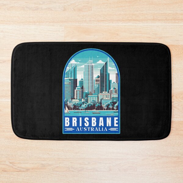 Item preview, Brisbane in Queensland Australia Art Travel Landscape designed and sold by MaateoDesign.