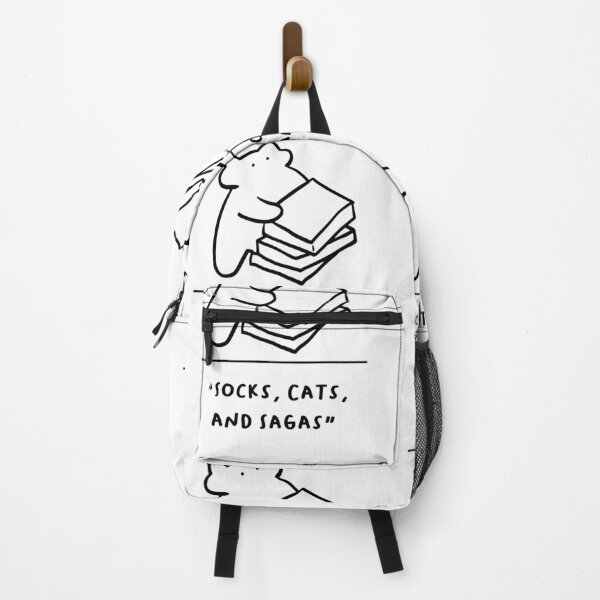 Item preview, "Socks, Cats, and Sagas" | Adorable Cat Illustration designed and sold by RM-Journey.
