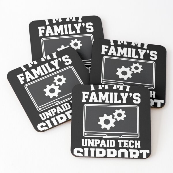 Item preview, I'm My Family's Unpaid Tech Support Funny Computer Engineer designed and sold by MN-SHOP-Designs.