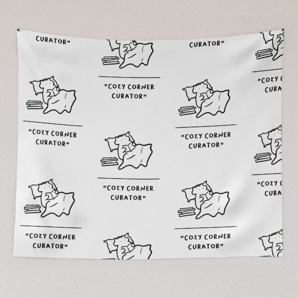 Item preview, "Cozy Corner Curator" | Adorable Cat Illustration designed and sold by RM-Journey.