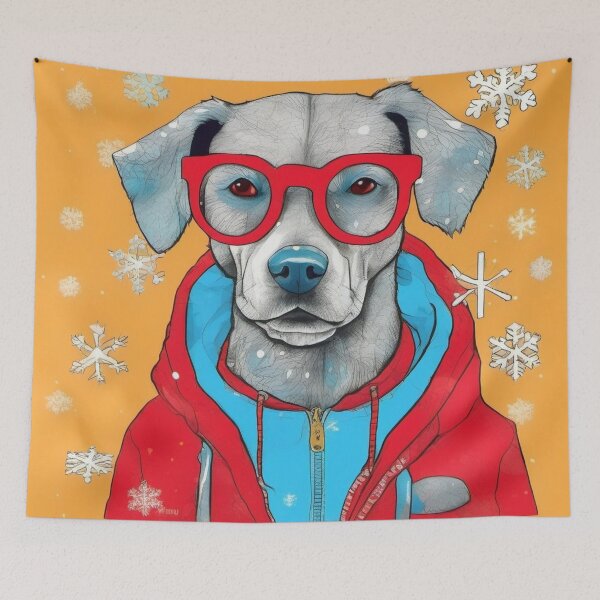 Item preview, Cool Snow Dog 2 designed and sold by TedArtEmporium.