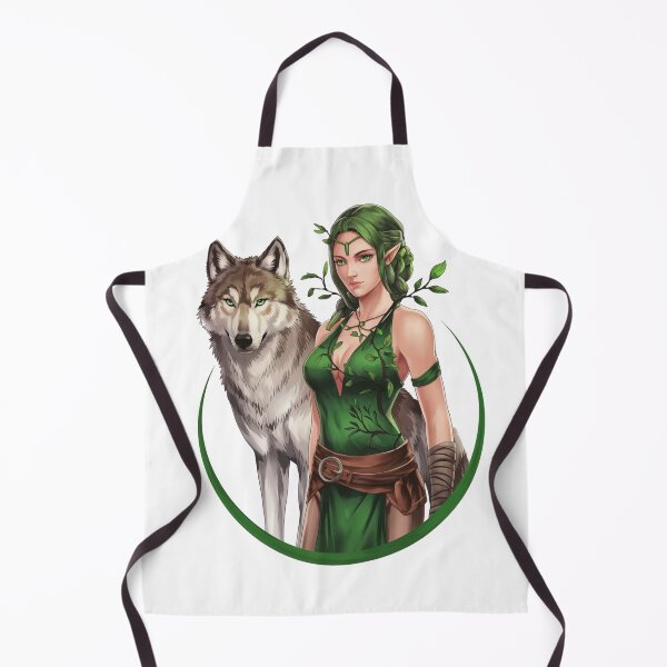 Item preview, Druid with White Wolf, Mythical Style designed and sold by Cr320.