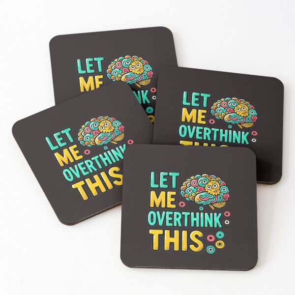 Item preview, Let Me Overthink This: Colorful Doodle Art designed and sold by klimov0101.