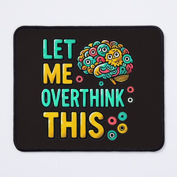 Item preview, Let Me Overthink This: Colorful Doodle Art designed and sold by klimov0101.