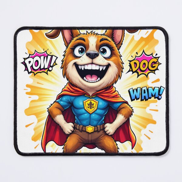 Item preview, Dog Man – Heroic Canine Protector designed and sold by ArtVibesX.
