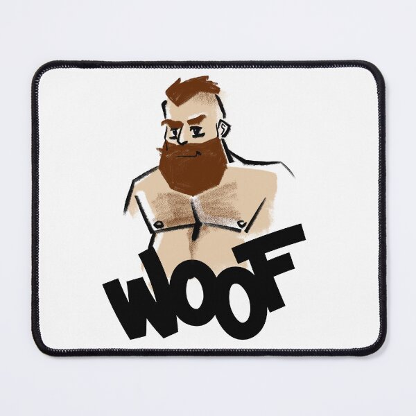 Item preview, Bear Pride Illustration - WOOF Gay Bear Art designed and sold by ItalianCub.