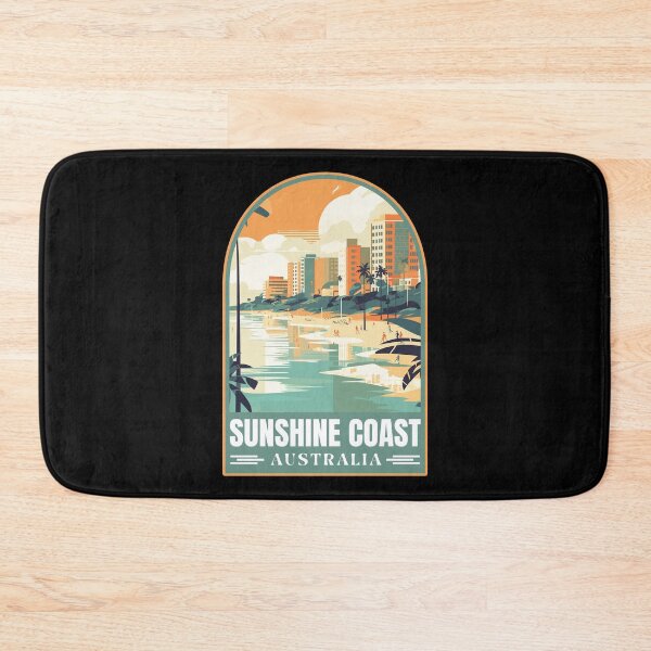 Item preview, Sunshine Coast in Queensland Australia Vector Art Travel Landscape designed and sold by MaateoDesign.