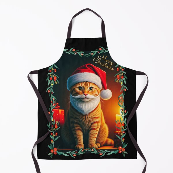 Artikelvorschau, Katze als Weihnachtsmann zu Weihnachten entworfen und verkauft von JustCrazyPigeon.