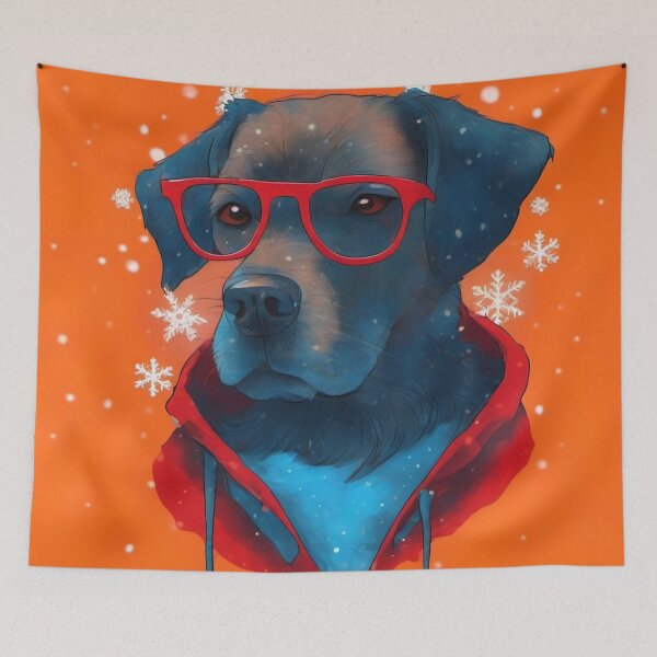 Item preview, Cool Snow Dog 4 designed and sold by TedArtEmporium.