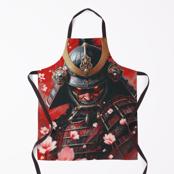 Item preview, Fierce Samurai Amidst Blossoms and Red designed and sold by artwaves.
