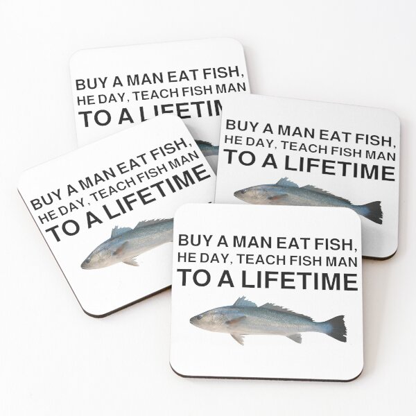 Item preview, Buy a Man Eat Fish Tshirt designed and sold by MariCanal.