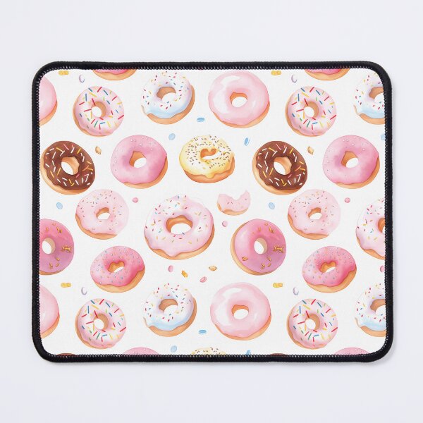 Item preview, Pink Donut Patterns designed and sold by The Blue Foo.