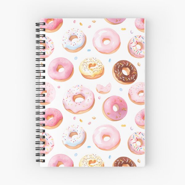 Item preview, Pink Donut Patterns designed and sold by The Blue Foo.