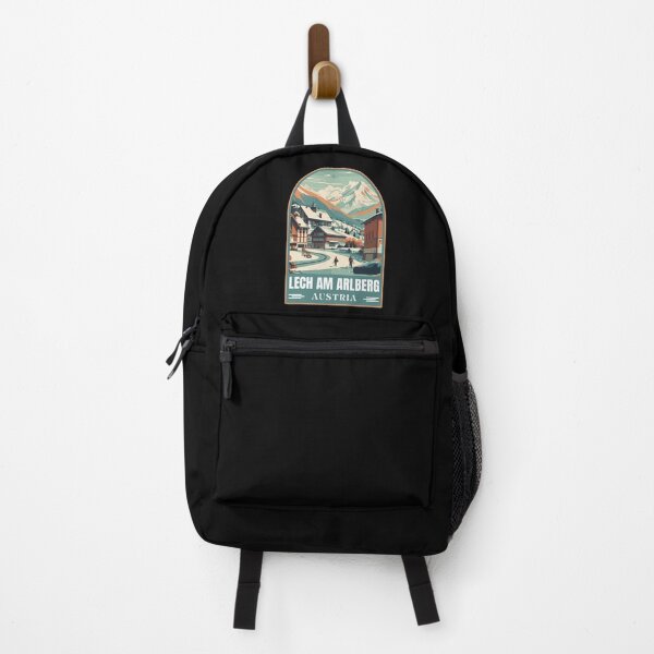 Item preview, Lech am Arlberg in Vorarlberg Austria Vintage Vector Art Travel Badge designed and sold by MaateoDesign.