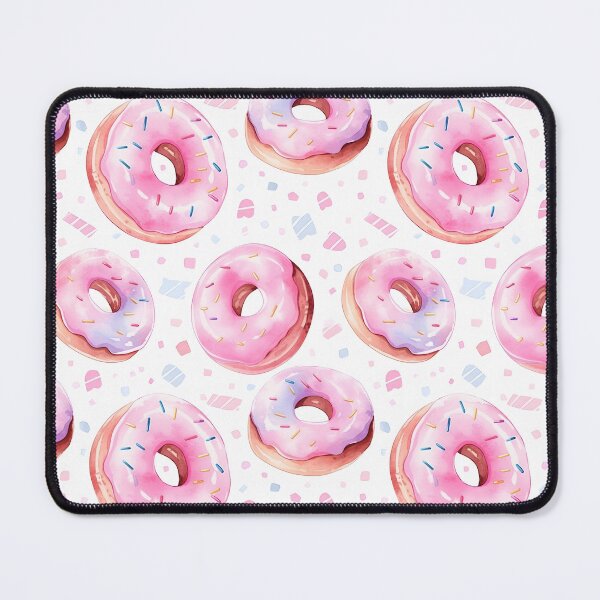 Item preview, More Pink and Glossy Kawaii Donuts designed and sold by The Blue Foo.