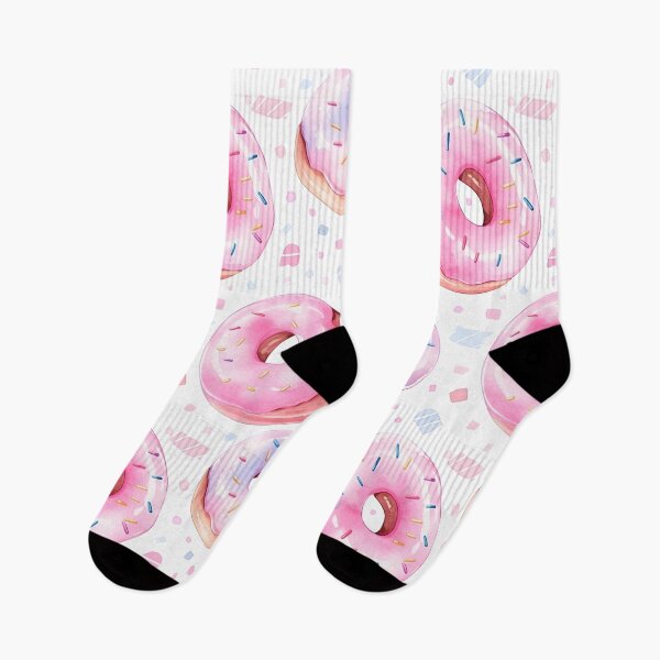 Item preview, More Pink and Glossy Kawaii Donuts designed and sold by The Blue Foo.