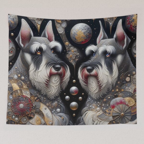 Item preview, Cosmic Schnauzer designed and sold by Wags & Tails.