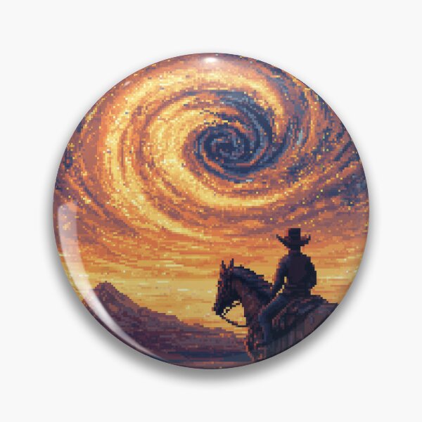 Item preview, Cosmic Cowboy Pixel Art designed and sold by Kaos-Bit.