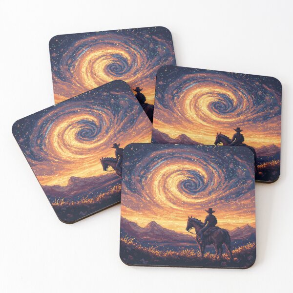 Item preview, Cosmic Cowboy Pixel Art designed and sold by Kaos-Bit.