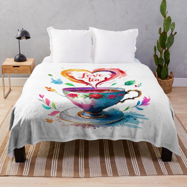 Item preview, Love Tea A Whimsical Cup of Joy designed and sold by Amanda's Factory.
