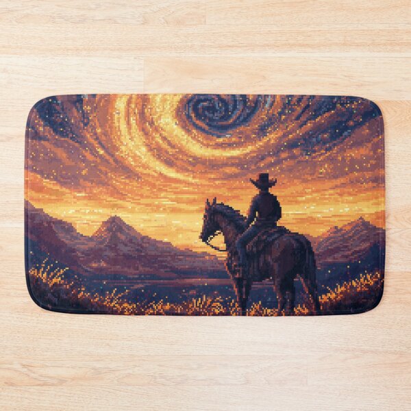 Item preview, Cosmic Cowboy Pixel Art designed and sold by Kaos-Bit.