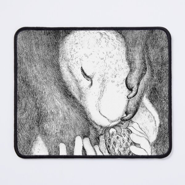 Item preview, "the hunger" intaglio print designed and sold by InkTheCrow.