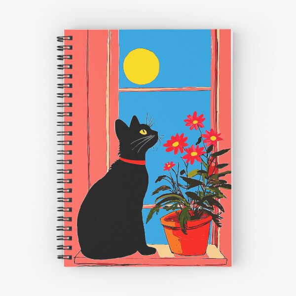 Item preview, Moonlight and the Black Cat designed and sold by Liededrom..