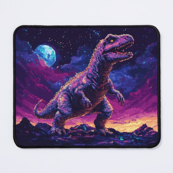 Item preview, Cosmic T-Rex Pixel Art designed and sold by Kaos-Bit.