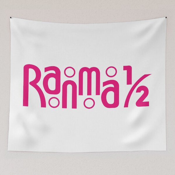 Item preview, Ranma 1/2 Logo Pink HD designed and sold by GroupieClub.