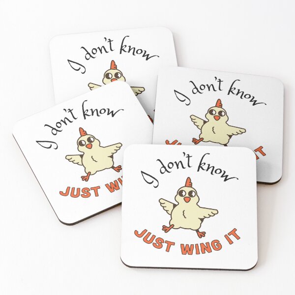 Item preview, I don’t know just wing it chicken designed and sold by mylilstinkbug.