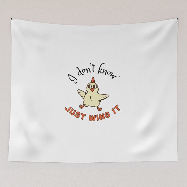 Item preview, I don’t know just wing it chicken designed and sold by mylilstinkbug.