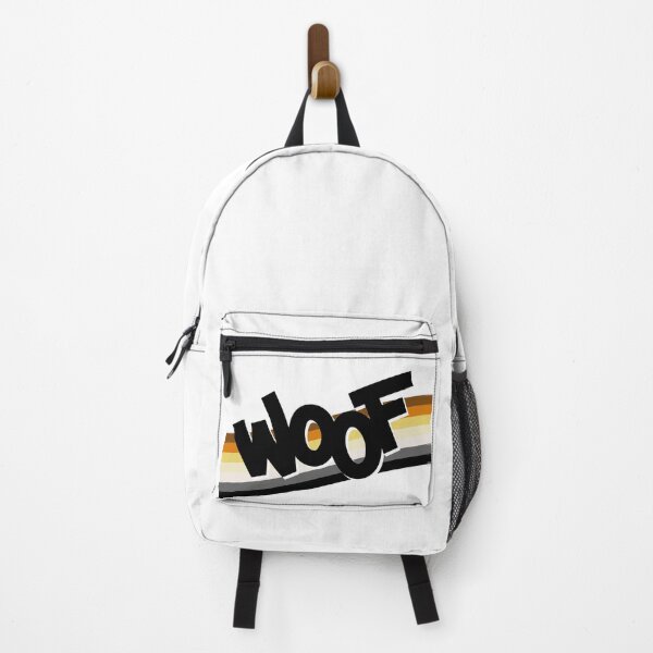 Item preview, Bold 'Woof' Design with Bear Pride Flag Colors | LGBTQ+ Bear  designed and sold by ItalianCub.
