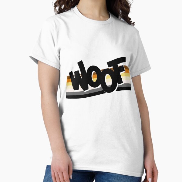 Item preview, Bold 'Woof' Design with Bear Pride Flag Colors | LGBTQ+ Bear  designed and sold by ItalianCub.