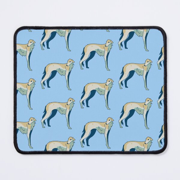 Item preview, white and tan borzoi dog  designed and sold by ForTheFrogWar.