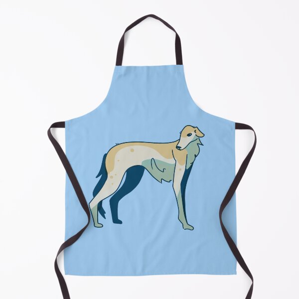 Item preview, white and tan borzoi dog designed and sold by ForTheFrogWar.
