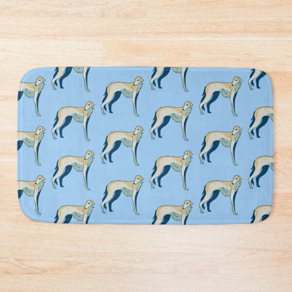 Item preview, white and tan borzoi dog  designed and sold by ForTheFrogWar.