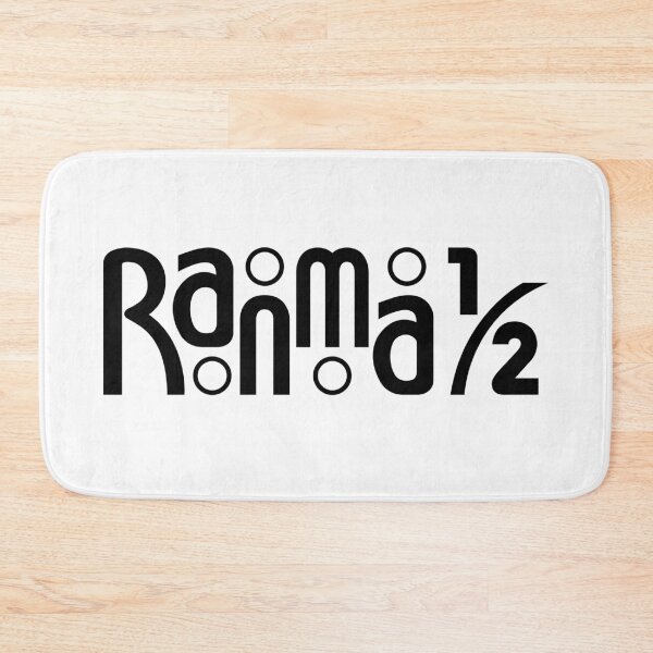 Item preview, Ranma 1/2 Logo Black HD designed and sold by GroupieClub.