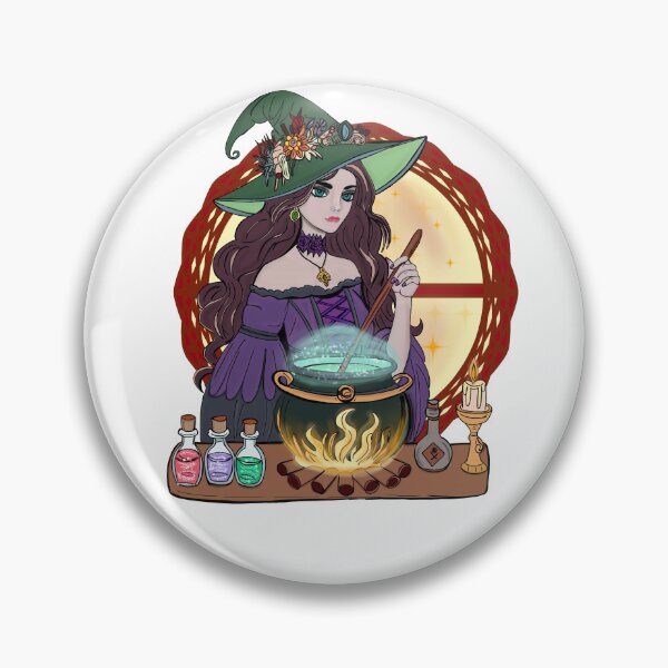 Item preview, Witch and her spells designed and sold by ArbuzWorldz.