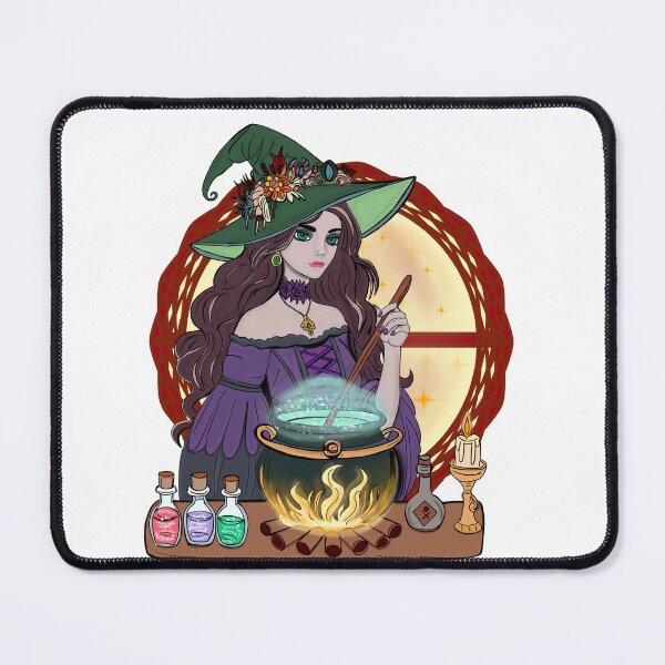 Item preview, Witch and her spells designed and sold by ArbuzWorldz.