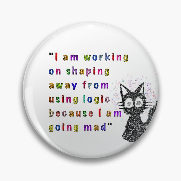 Item preview, Going mad kitty with white background  designed and sold by Little-spooks0.