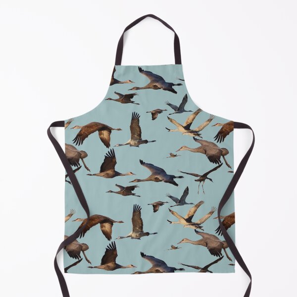Item preview, Sandhill Crane Collage - Pale Blue Background designed and sold by hendrickssdh.