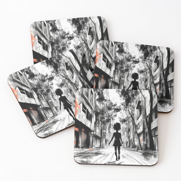Item preview, Childhood Shadows. Lonely urban street art. designed and sold by Shoot-The-Moon.