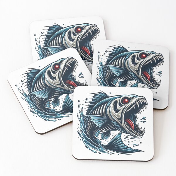 Item preview, Deep Sea Predator - Skeletal Fish Art designed and sold by WayoftheWater.