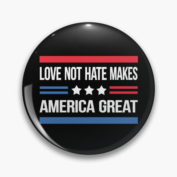 Item preview, Love Not Hate Makes America Great Political Quote designed and sold by My Kozy Shoppe.