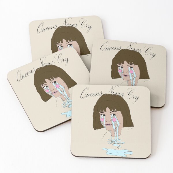 Item preview, girl crying with motto queens never cry designed and sold by VFlame.
