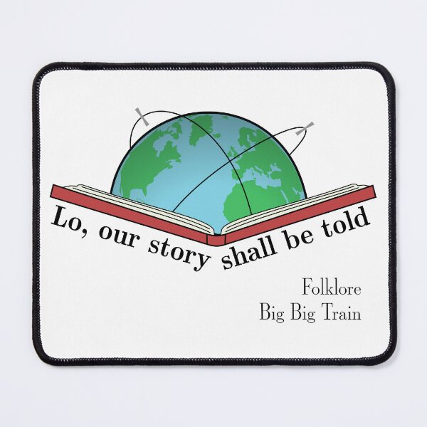 Item preview, Folklore - Big Big Train - Our Satellites (Black Text) designed and sold by DescribeThePath.