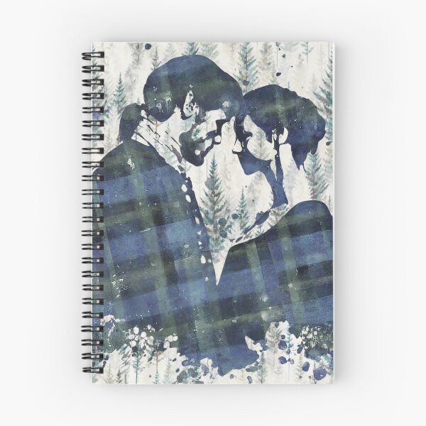 Item preview, Outlander Silhouette - Sassenach and Rebel with Trees and Plaid designed and sold by dealchica.