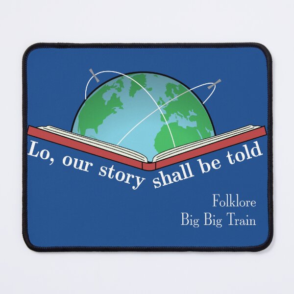 Item preview, Folklore - Big Big Train - Our Satellites (White Text) designed and sold by DescribeThePath.