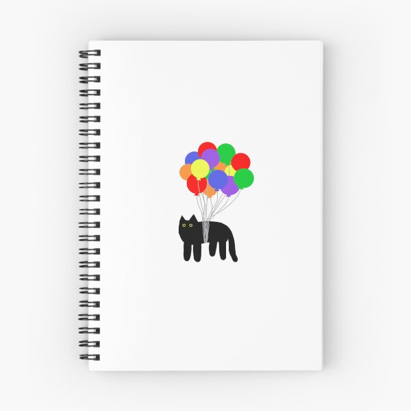 Item preview, Cat with balloons designed and sold by xomelmartinez.